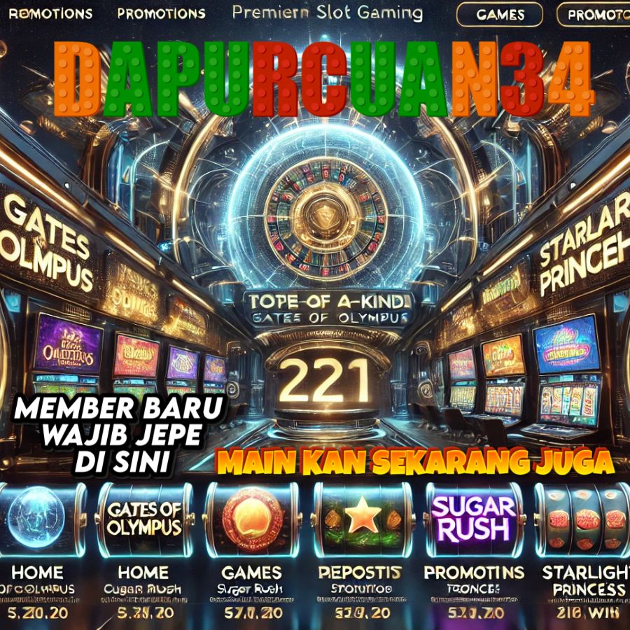 DAPURCUAN34 Tempat Meracik Kemenangan dengan Slot Gacor!